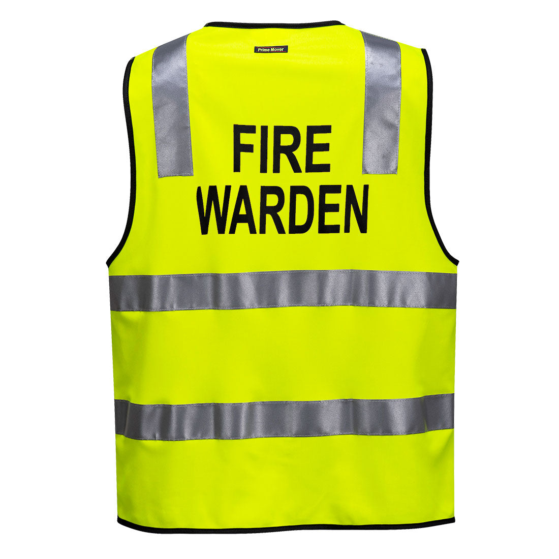 Portwest Hi-Vis Zipped Fire Warden Vest in Yellow