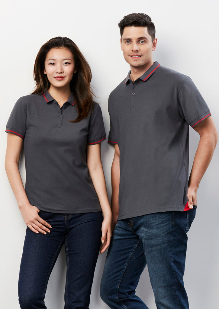 BizCollection P226MS Mens Jet Short Sleeve Polo
