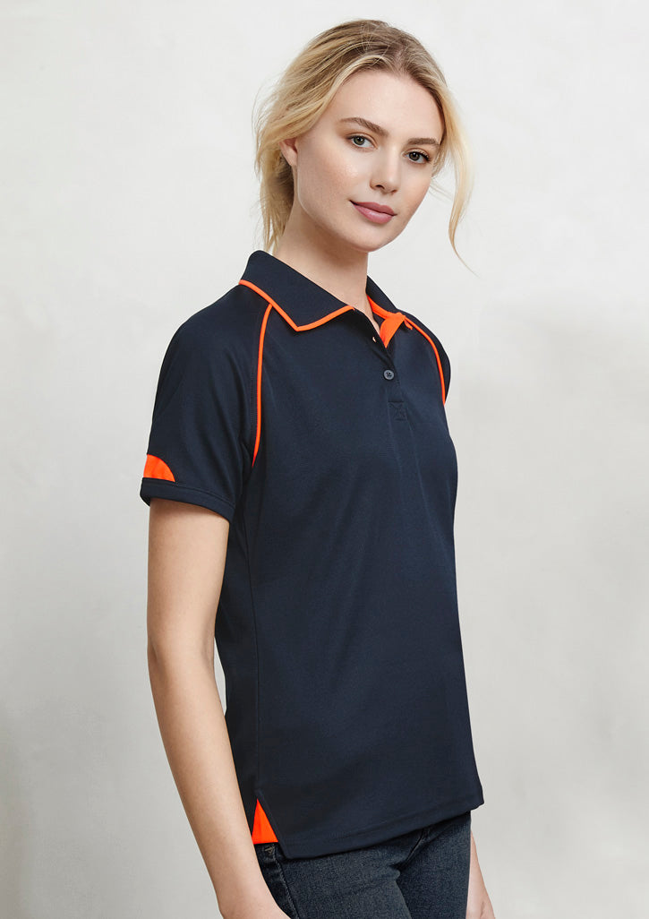 BizCollection P29022 Womens Fusion Short Sleeve Polo