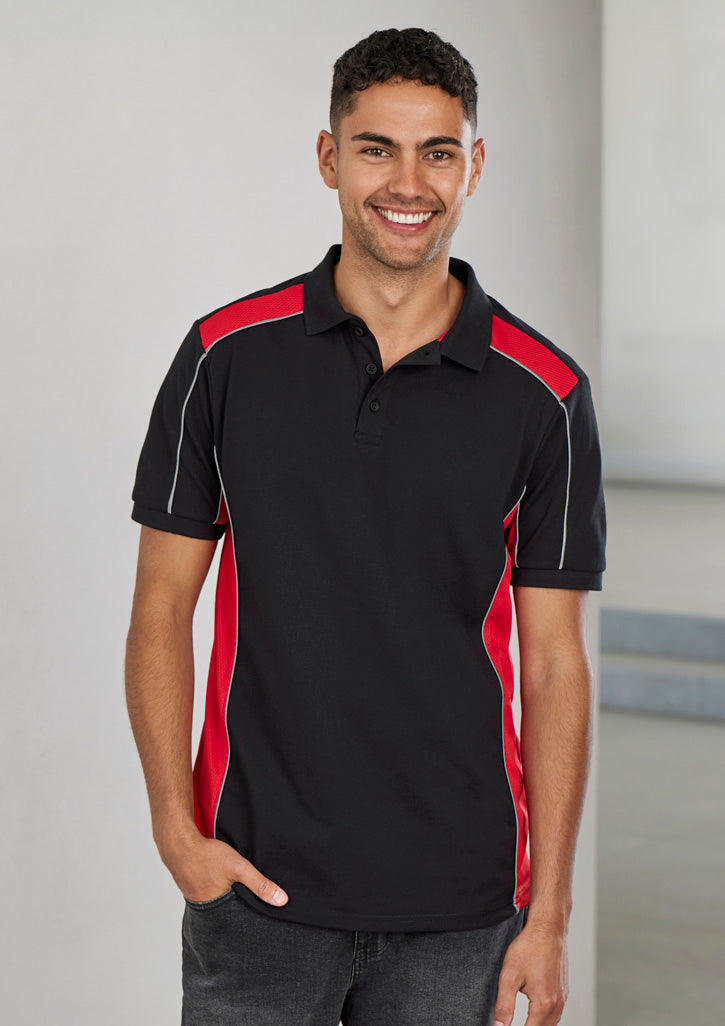 BizCollection P413US Unisex Grid Short Sleeve Polo