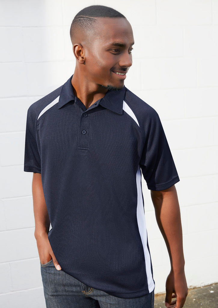 BizCollection P7700 Mens Splice Short Sleeve Polo