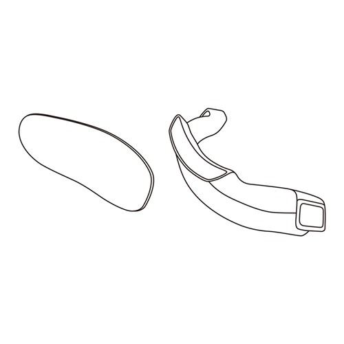 PIP PRP-G4-SW Vanguard G4 PAPR Helmet Sweatbands - Front and Back
