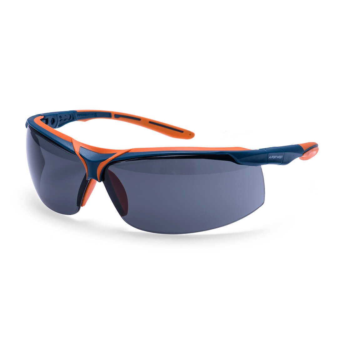 Portwest Mega Safety Glasses in Smoke