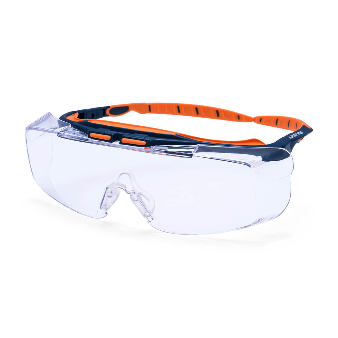Portwest Peak OTG Safety Glasses in Clear