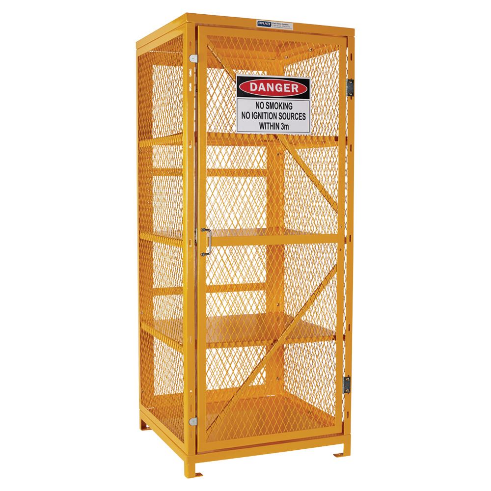 Pratt Safety PSGC8A Aerosol Storage Cage. 4 Storage Level Up To 400 Cans