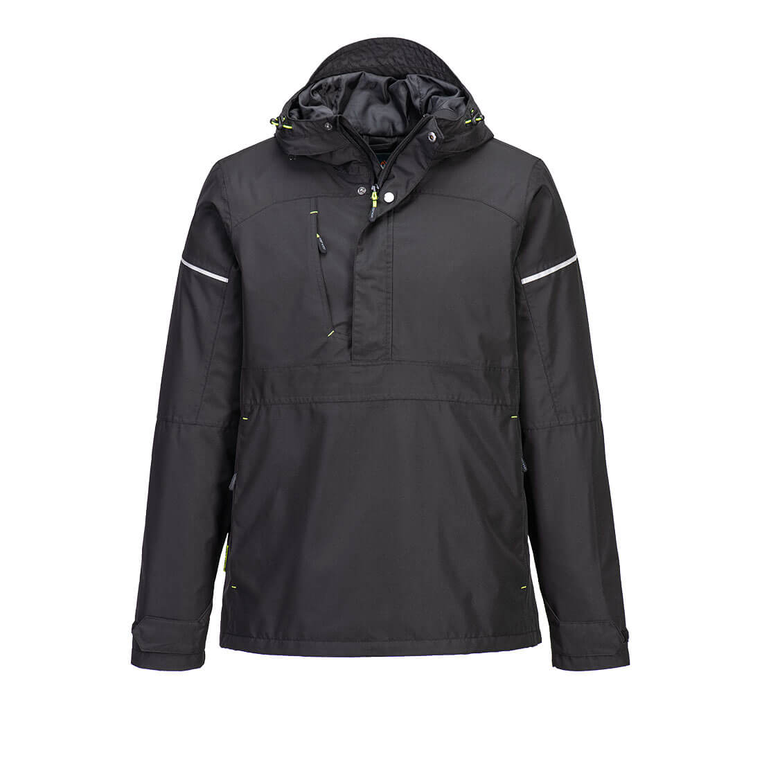Portwest PW3 Overhead Rain Jacket in Black