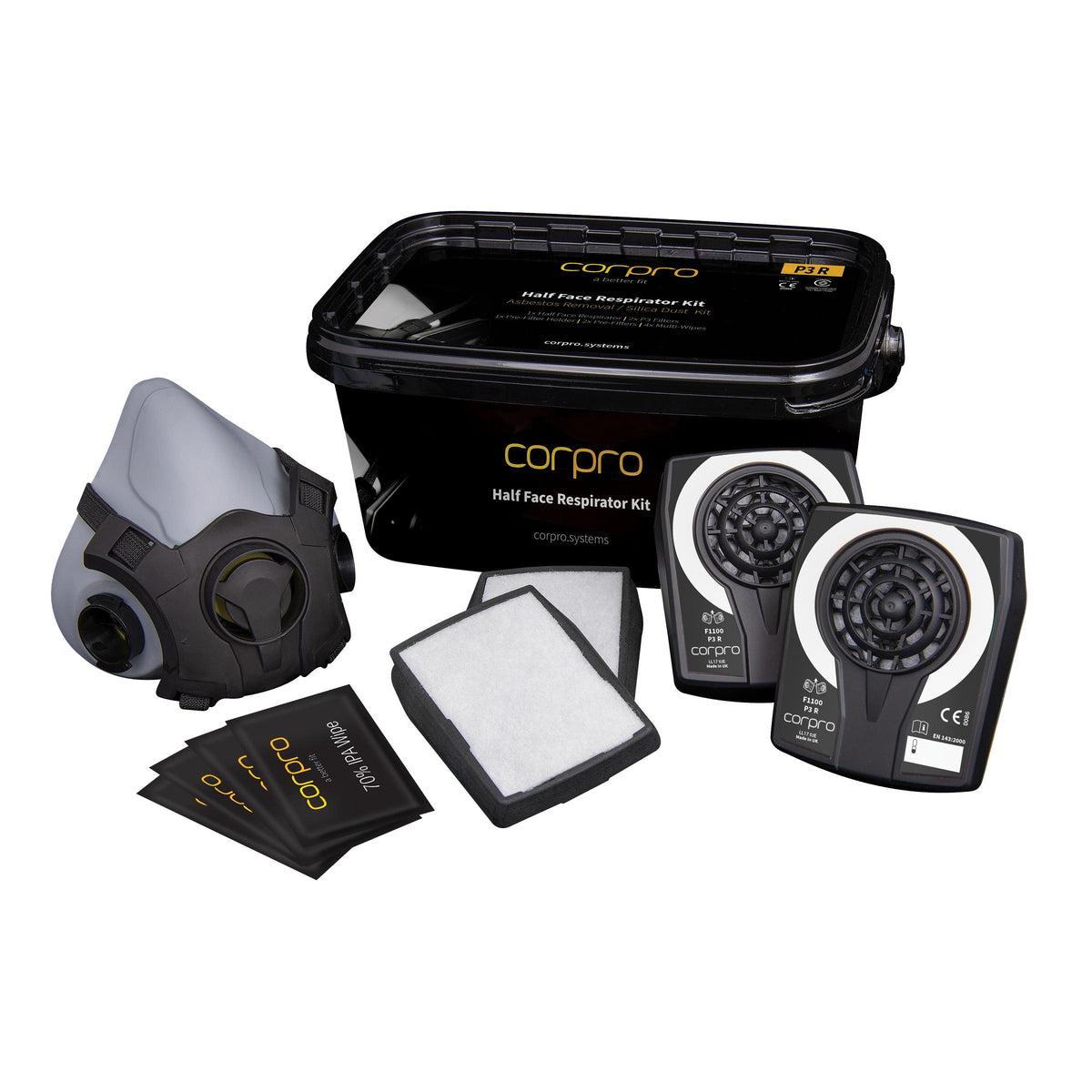 Force360 R1400AS Corpro Asbestos Removal / Silica Dust Kit