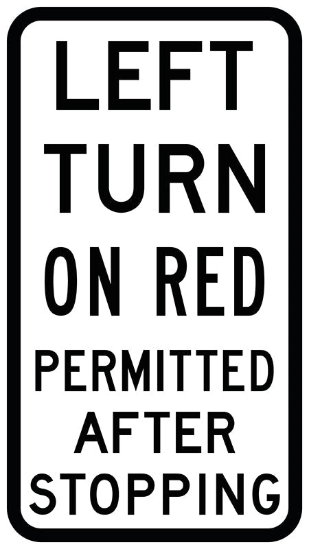 No U Turn, , (NSW Standard)