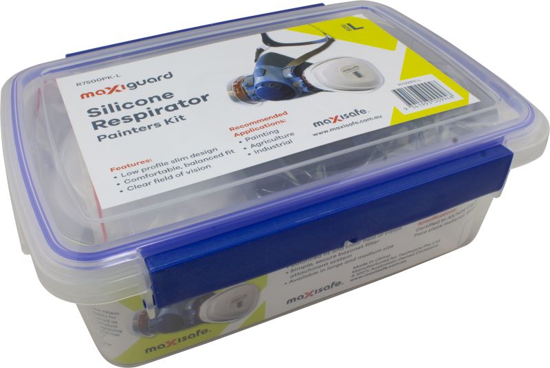 Maxisafe R7500PK MaxiGuard Half Mask Silicone Painters Kit
