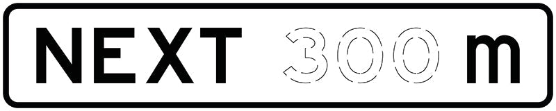 Size Restriction Over (__)m Long Sign