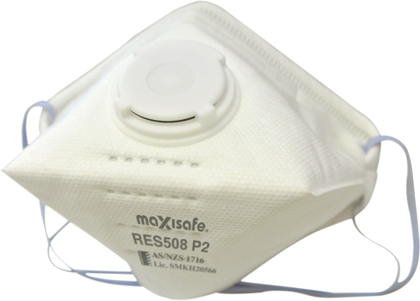Maxisafe RES508 P2 Flat Fold Respirator with Valve - box 20