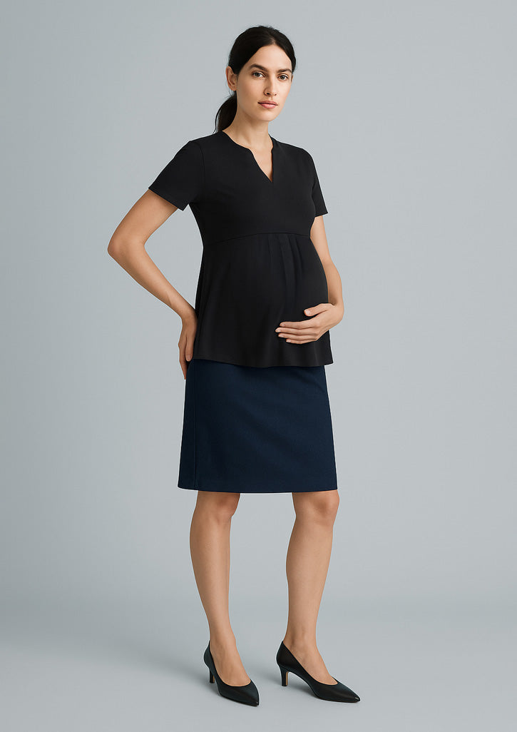 BizCorporate RGS307L Womens Cool StretchMaternity Skirt