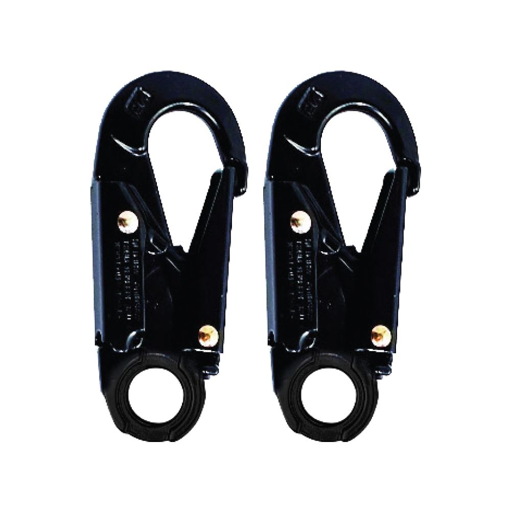 LINQ Height Safety RLO1SNSN Single Leg Kernmantle 2M Shock Absorb Rope Lanyard With Hardware SN X2