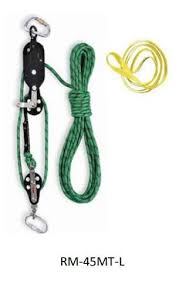 Miller 15M Rescue Master Light Kit with 3:1 Pulleys, rope, karabiner, tie off & bag