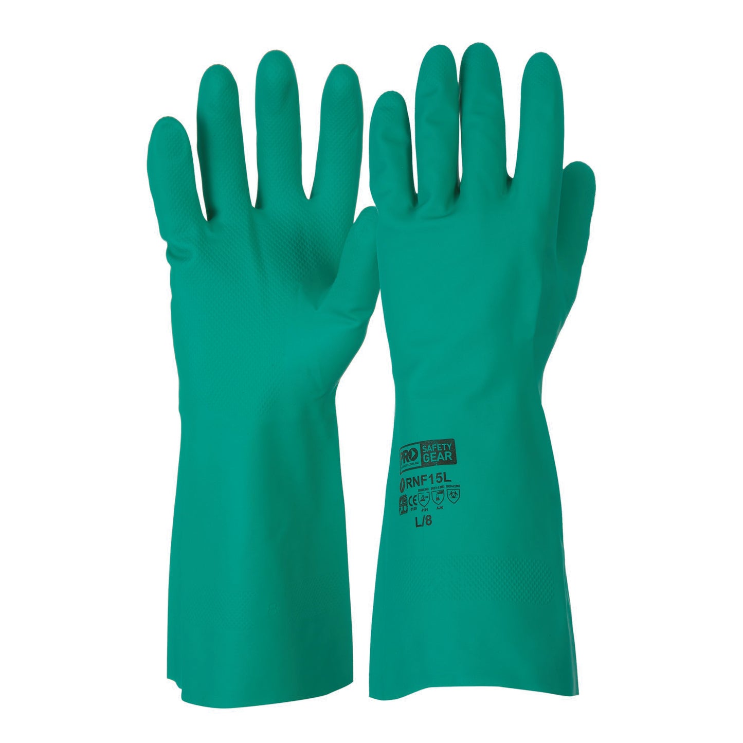 Pro Choice Safety Gear Green Nitrile Gloves