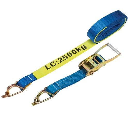 LINQ Height Safety RTDJ5012 Ratchet Tie Down 50mmx12M 2.5T Captive J-Hook