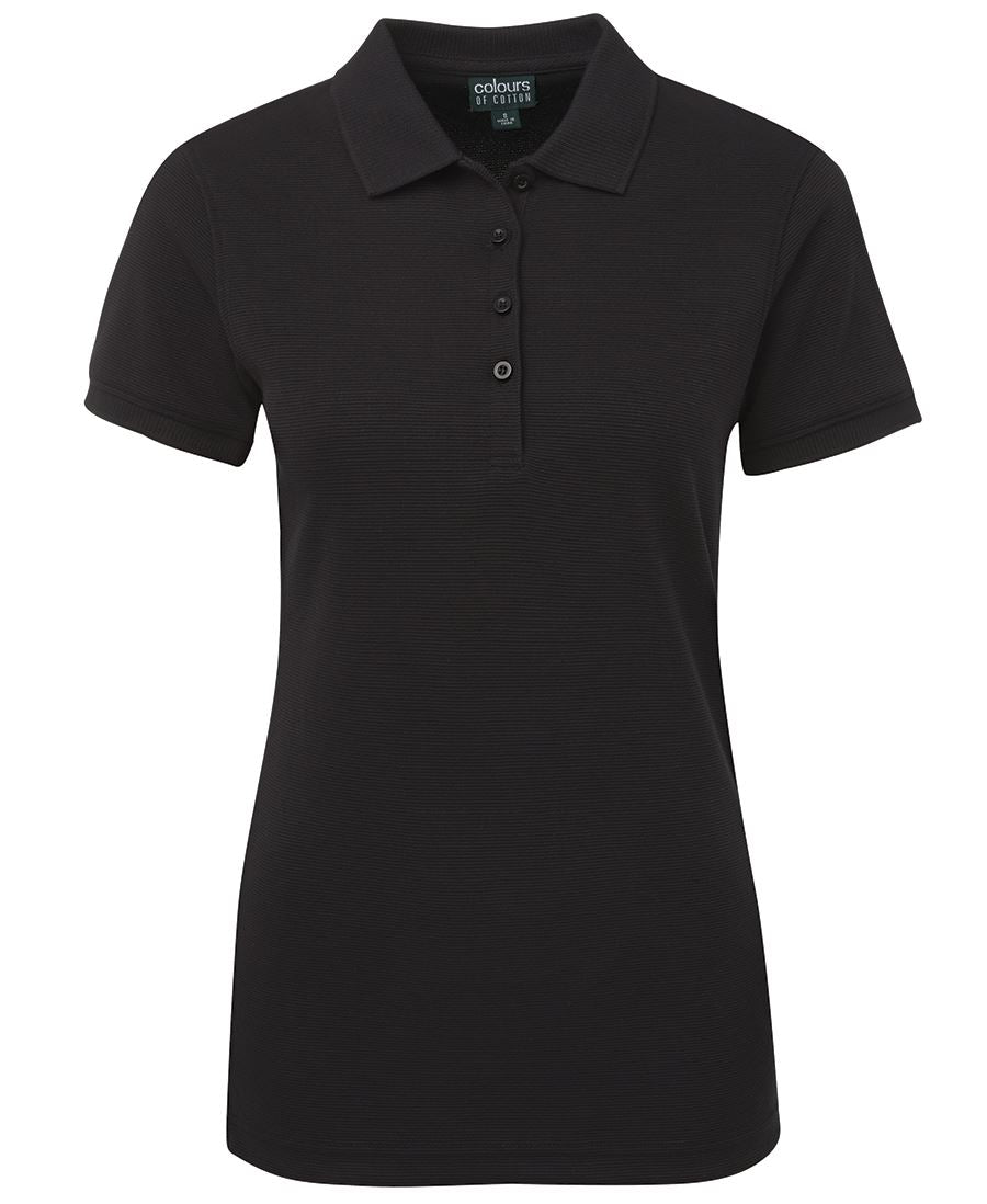 C of C Ladies Ottoman Polo Black -16