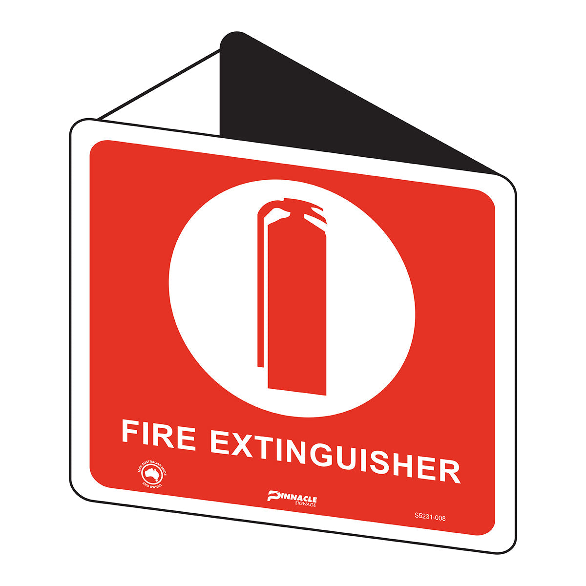Fire Extinguisher (With Picto), Off Wall Sign