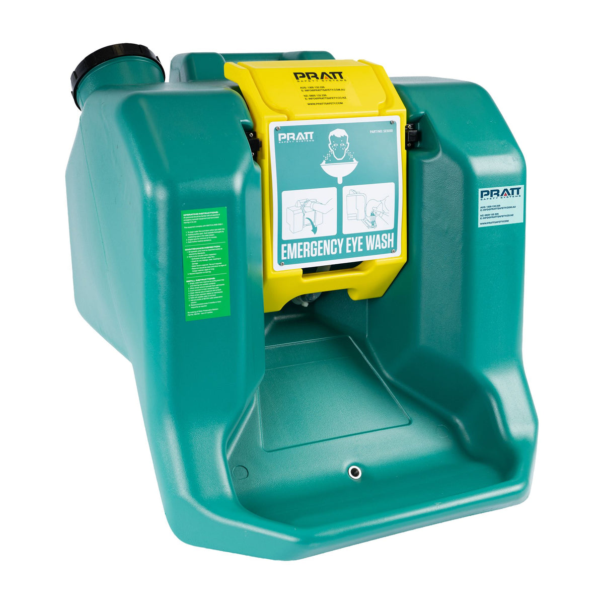 Pratt Safety SE5050 Portable Gravity Fed Eye Wash Unit. 55L