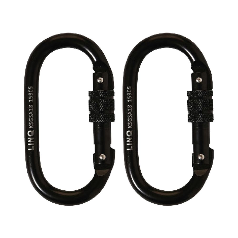 LINQ Height Safety Elite Single Leg Shock Absorbing 2M Adjustable Lanyard With Hardware KS X2