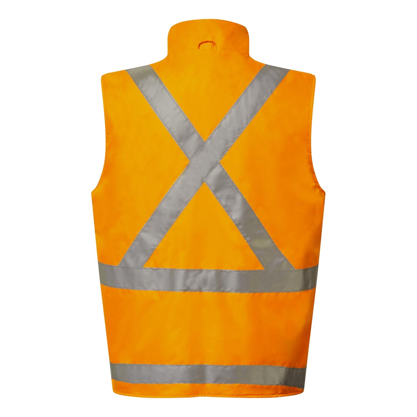 Workcraft WW9028 NSW Rail Hi Vis Reflective 4-In-1 Jacket With X Pattern in Safety Orange