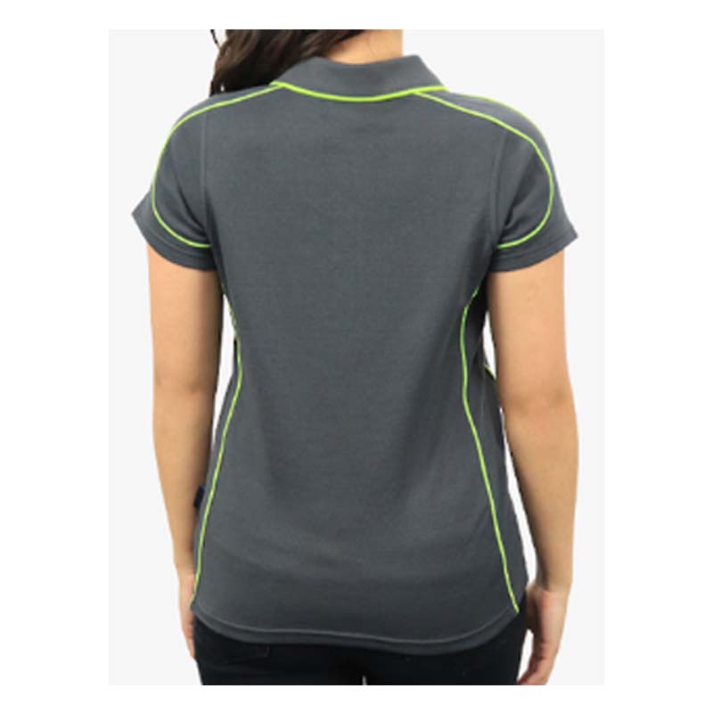BSP09L Beseen Ladies Piped Short Sleeve Polo