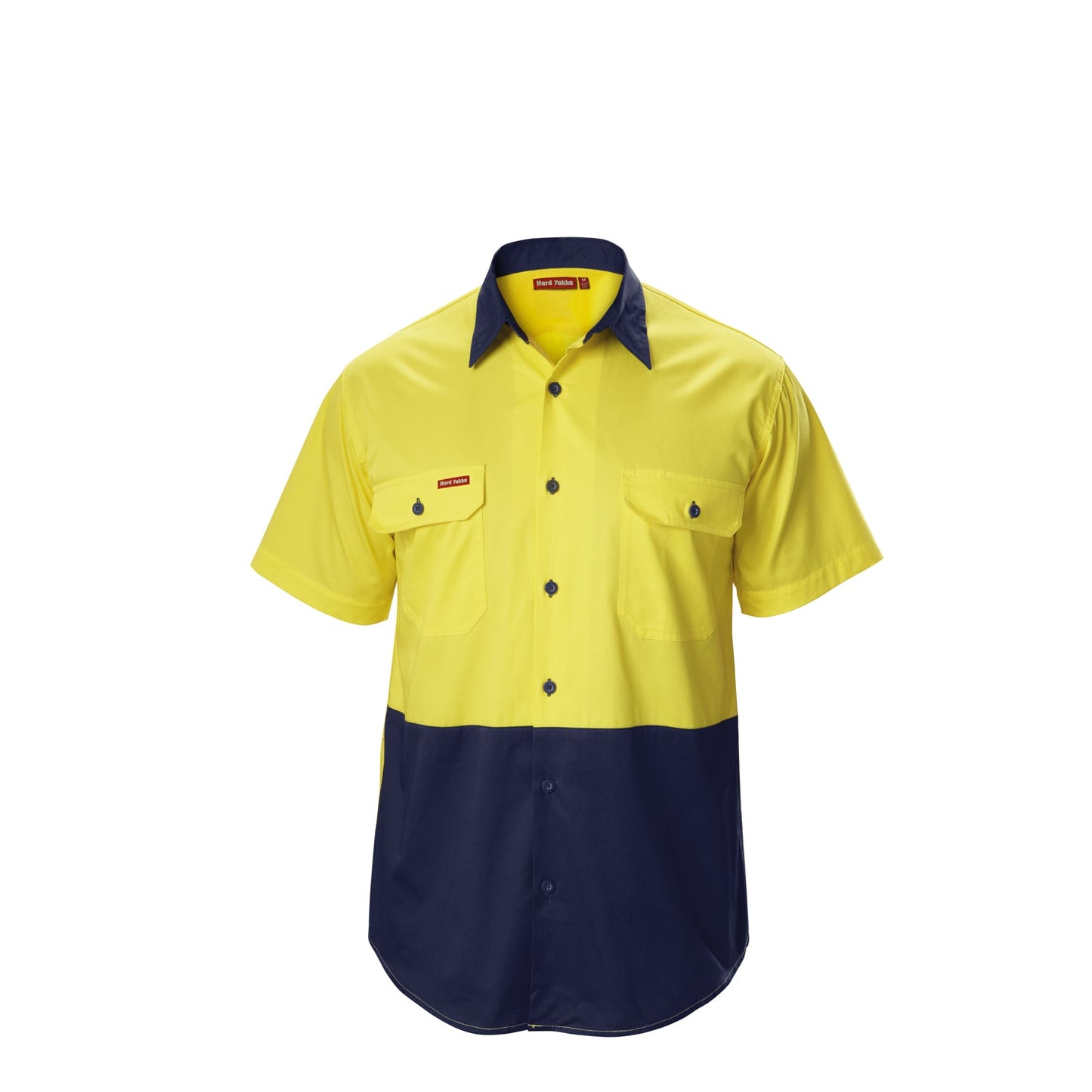 Hard Yakka Y07559 Core Hi-Vis 2 Tone Vented Short Sleeve Shirt