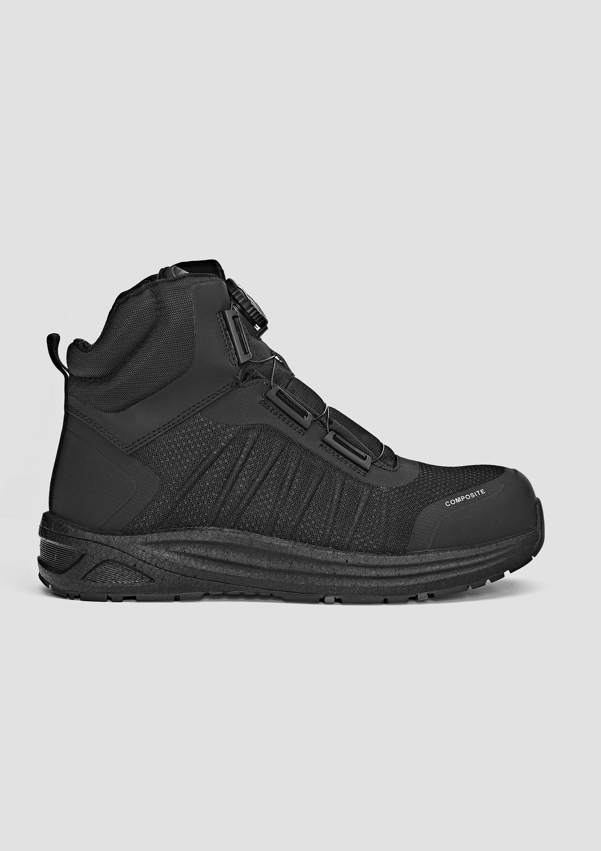 Syzmik UltraLite Mid Freelock Composite Toe Safety Boot - Black