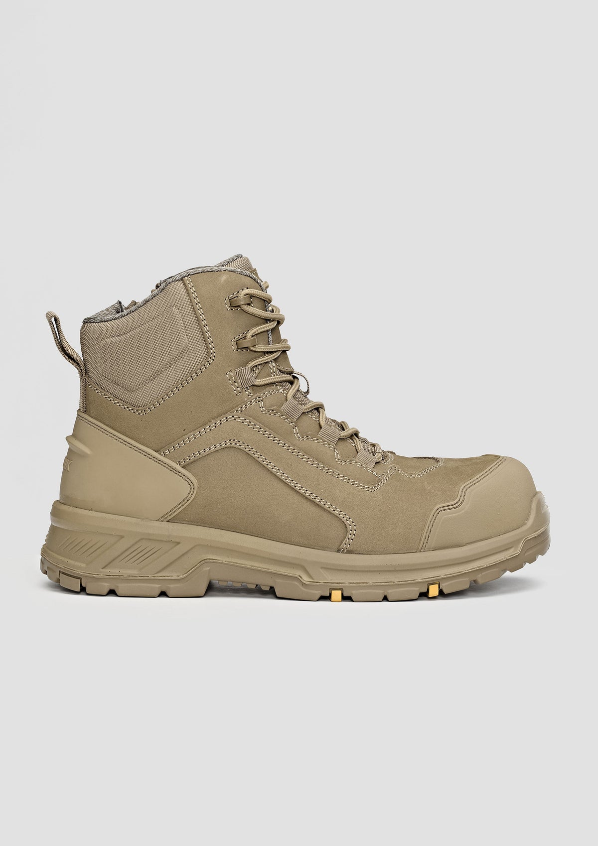 Syzmik UltraFort 5Z Side Zip Composite Toe Safety Boot - Stone