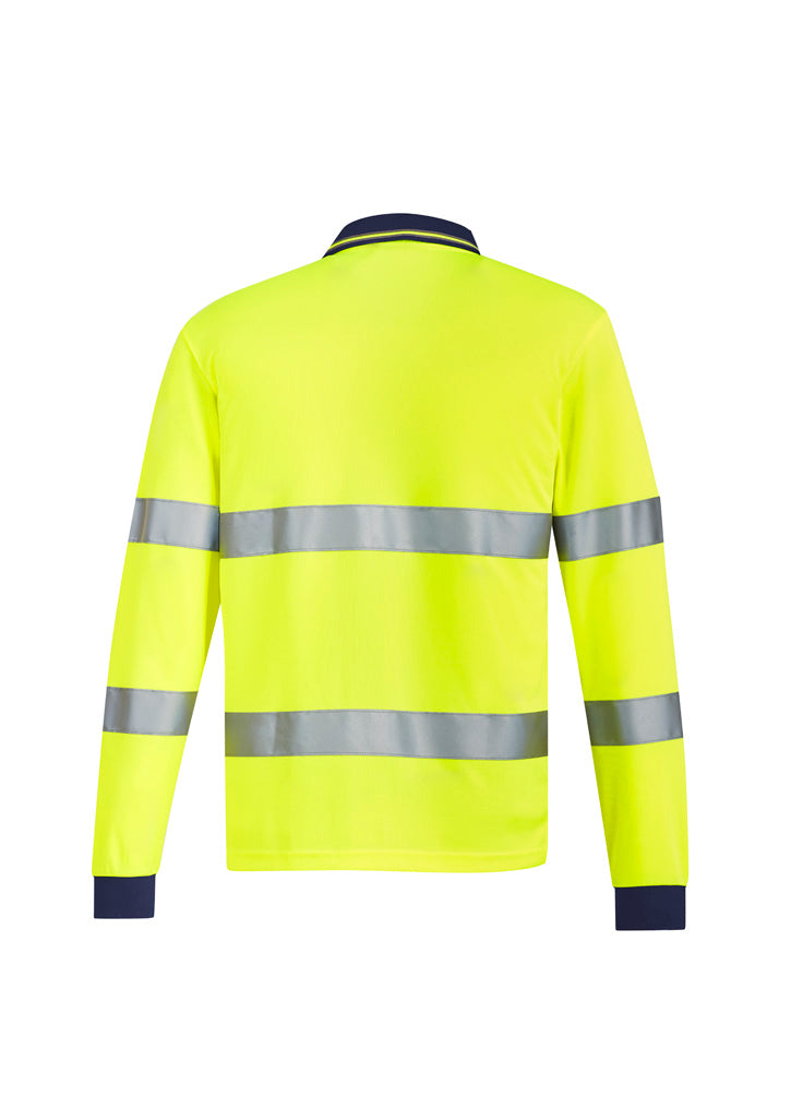 Syzmik Unisex Hi Vis Bio Motion Taped Polo - Yellow