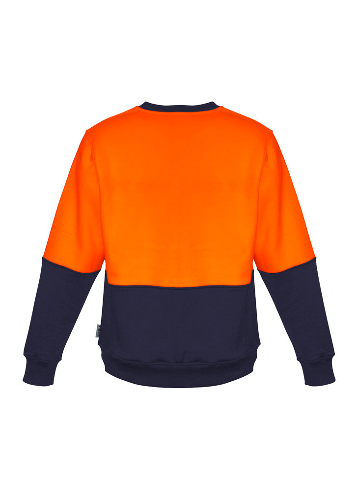 Syzmik Unisex Hi Vis Crew Sweatshirt - Orange