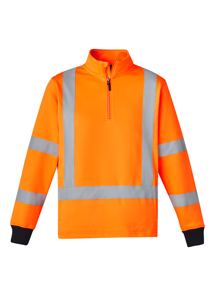 Syzmik Unisex Hi Vis X Back Rail Jumper - Orange