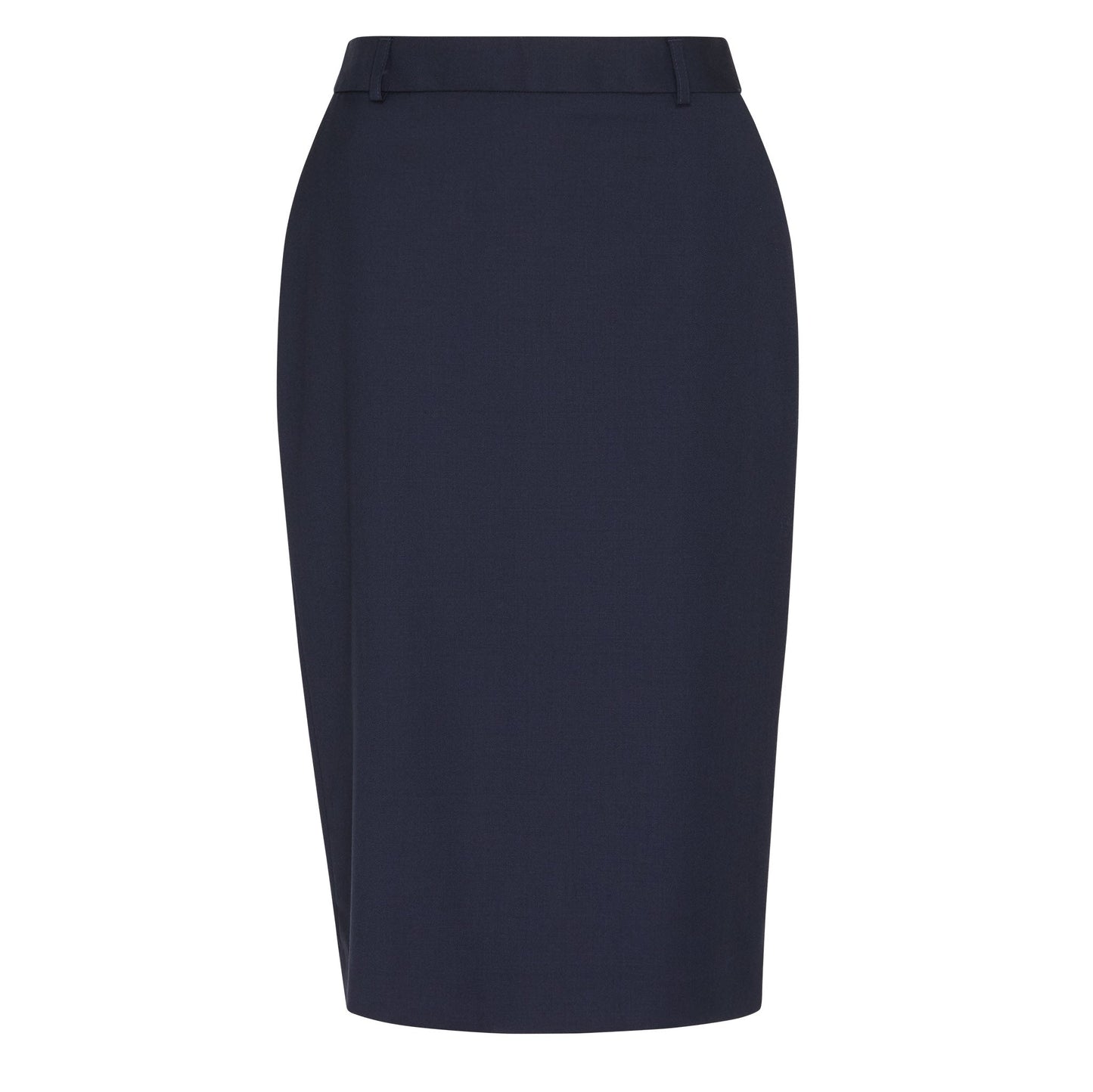 NNT CAT2RW Wool Blend Twill Secret Waist Midi Skirt