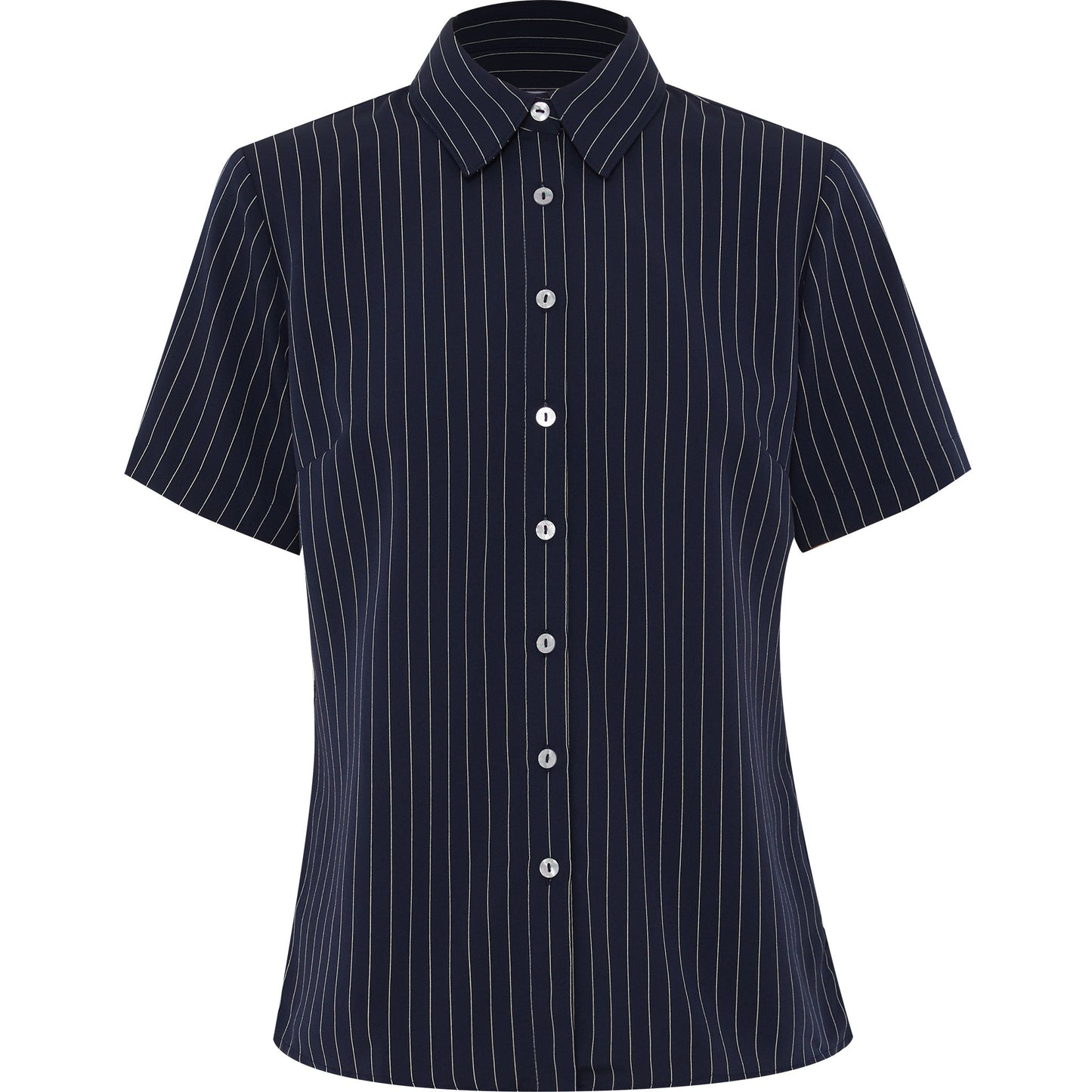 NNT CAT48E Poly Print Short Sleeve Action Back Shirt