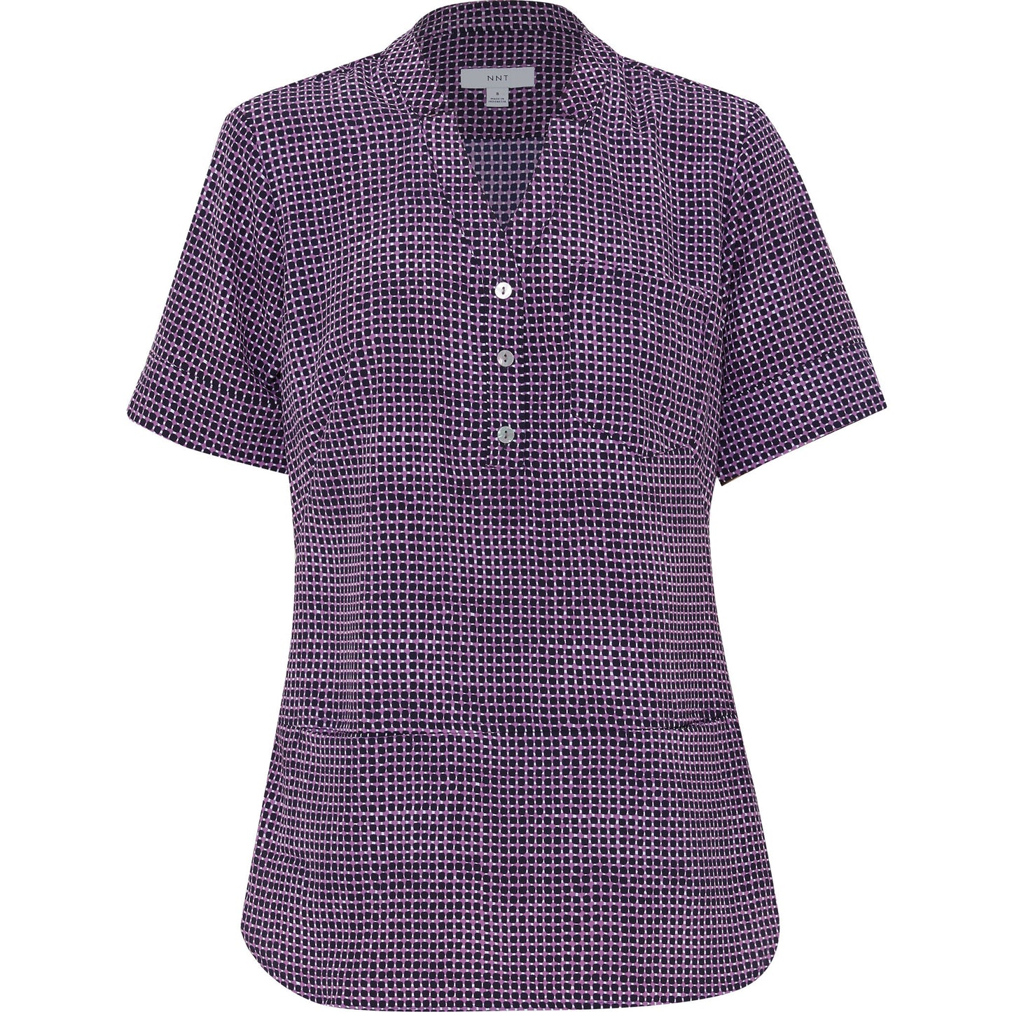 NNT CAT9R9 Pixel Print Short Sleeve Tunic