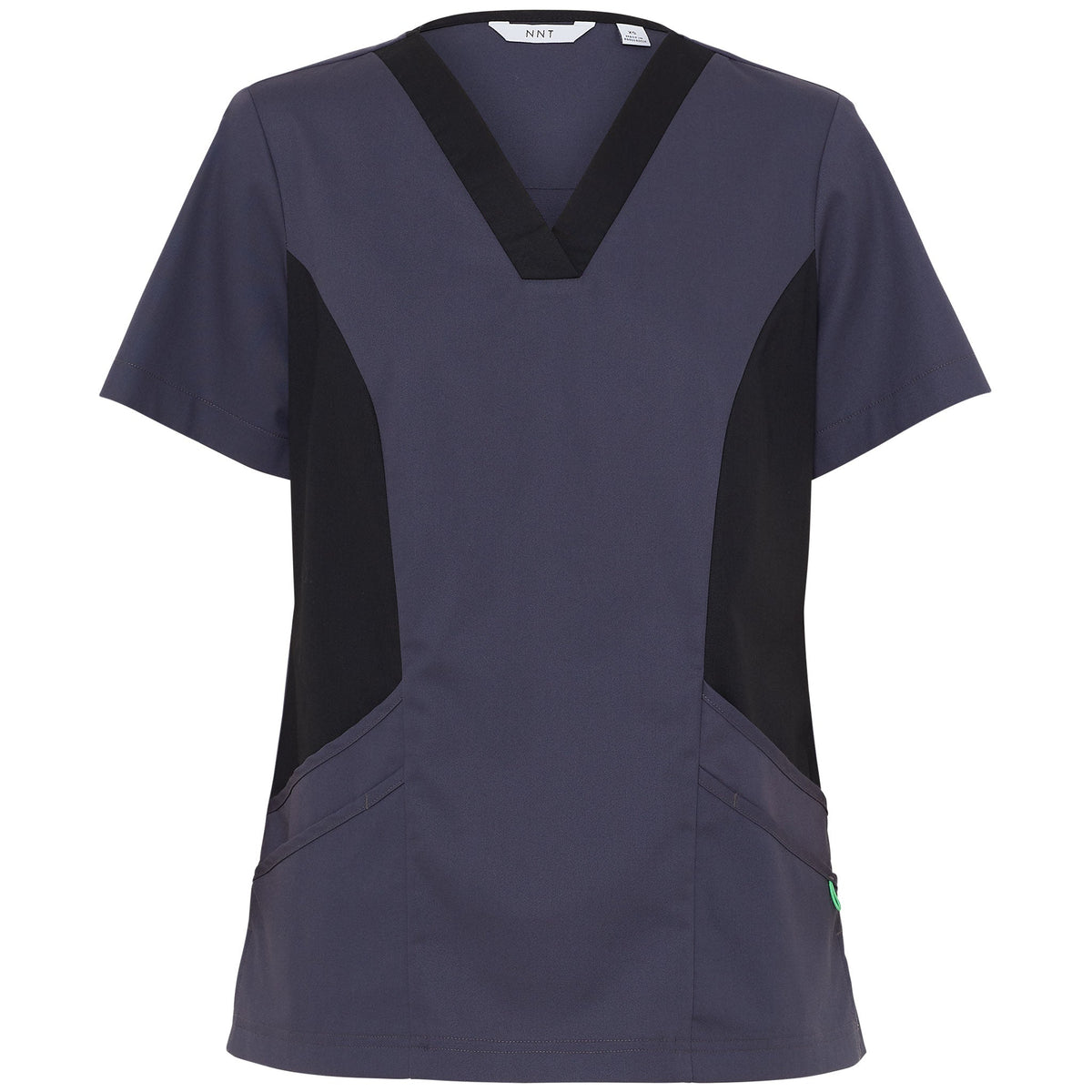 NNT CATULL Nightingale V-Neck Contrast Scrub Top