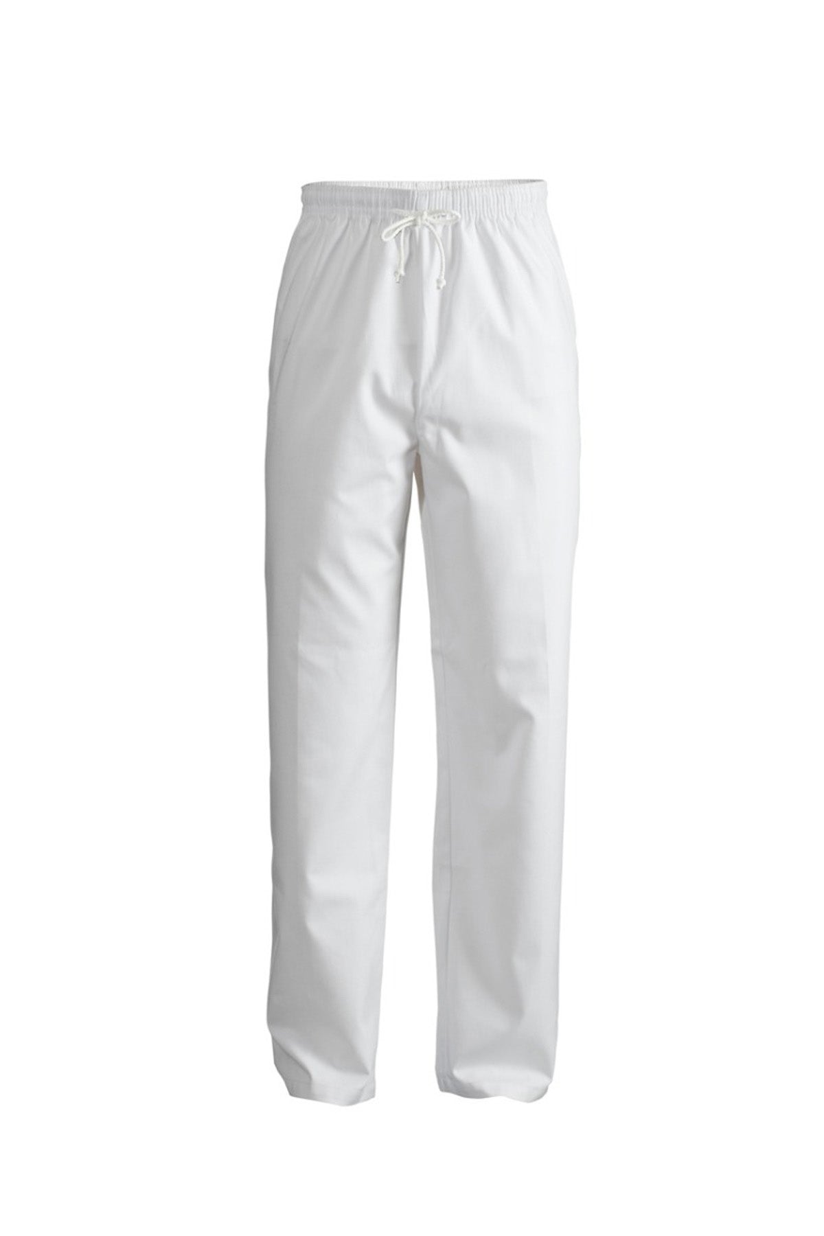 Workcraft WP3012 Food Industry Elastic Drawstring Pant in White