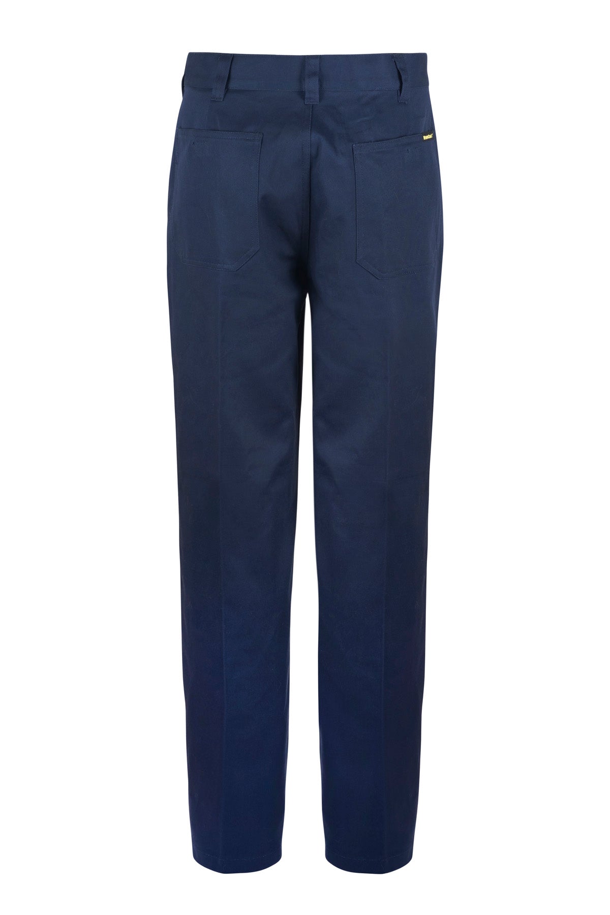 Workcraft WP3038L Mens Flat Front Cotton Drill Trouser Long in Navy