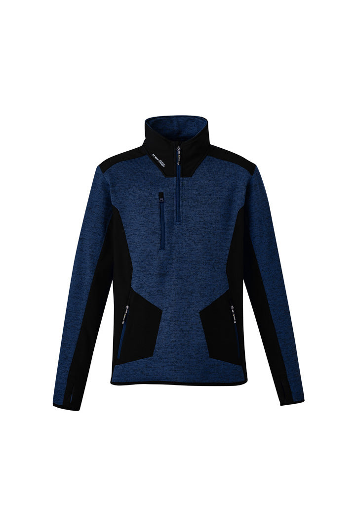 Unisex Streetworx Reinforced Knit 1/4 Zip Pullover