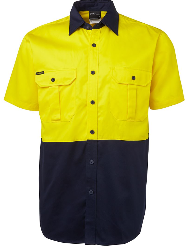 Hi Vis Short Sleeve 190g Shirt