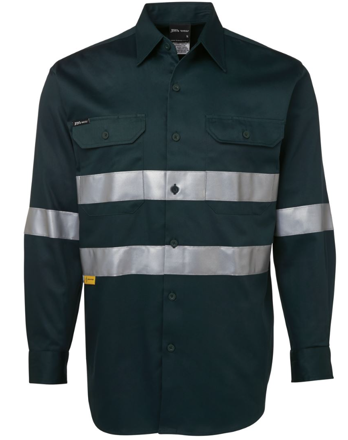 Long Sleeve Work 190g Shirt With Tape