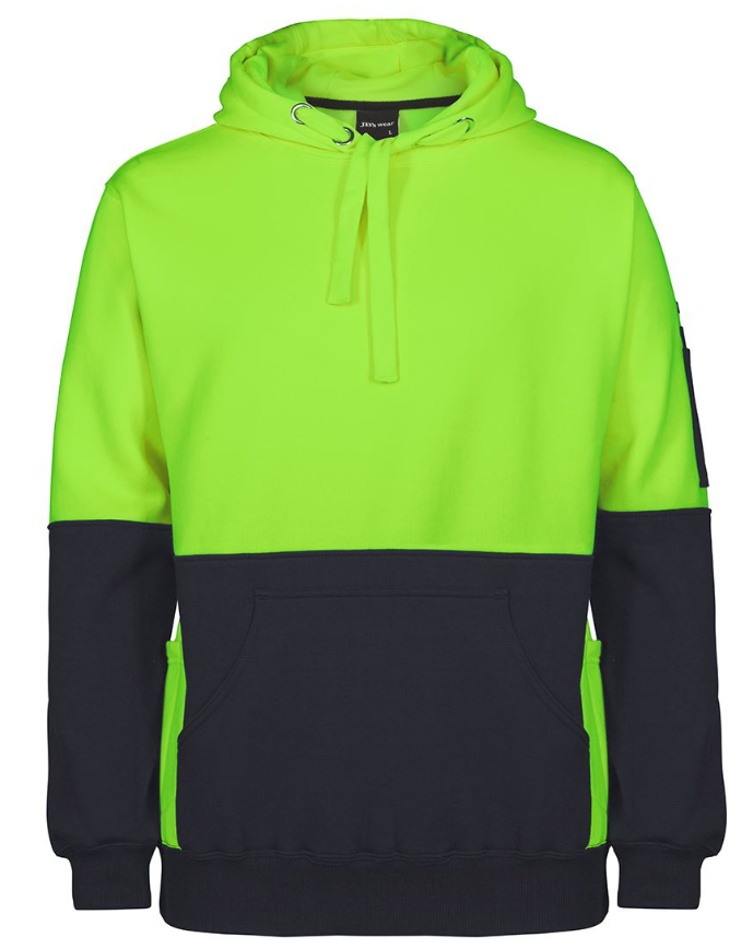 Hi Vis 330g Pull Over Hoodie