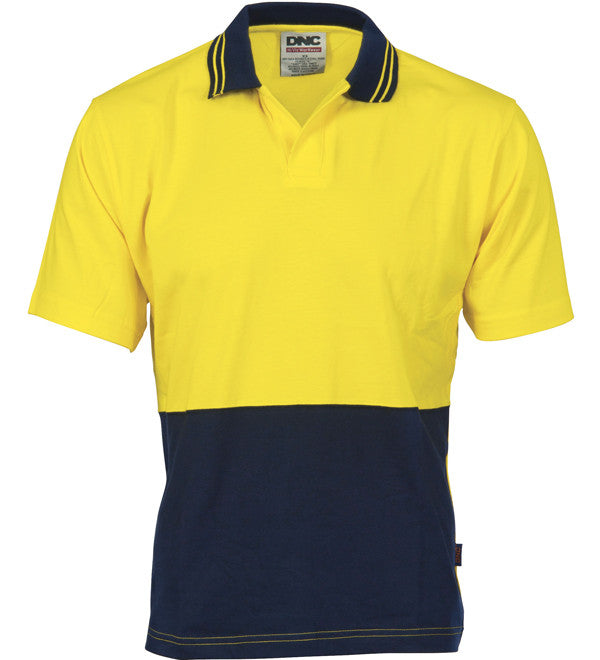 DNC HiVis Cool-Breeze Cotton Jersey Food Industry - Short Sleeve Polo