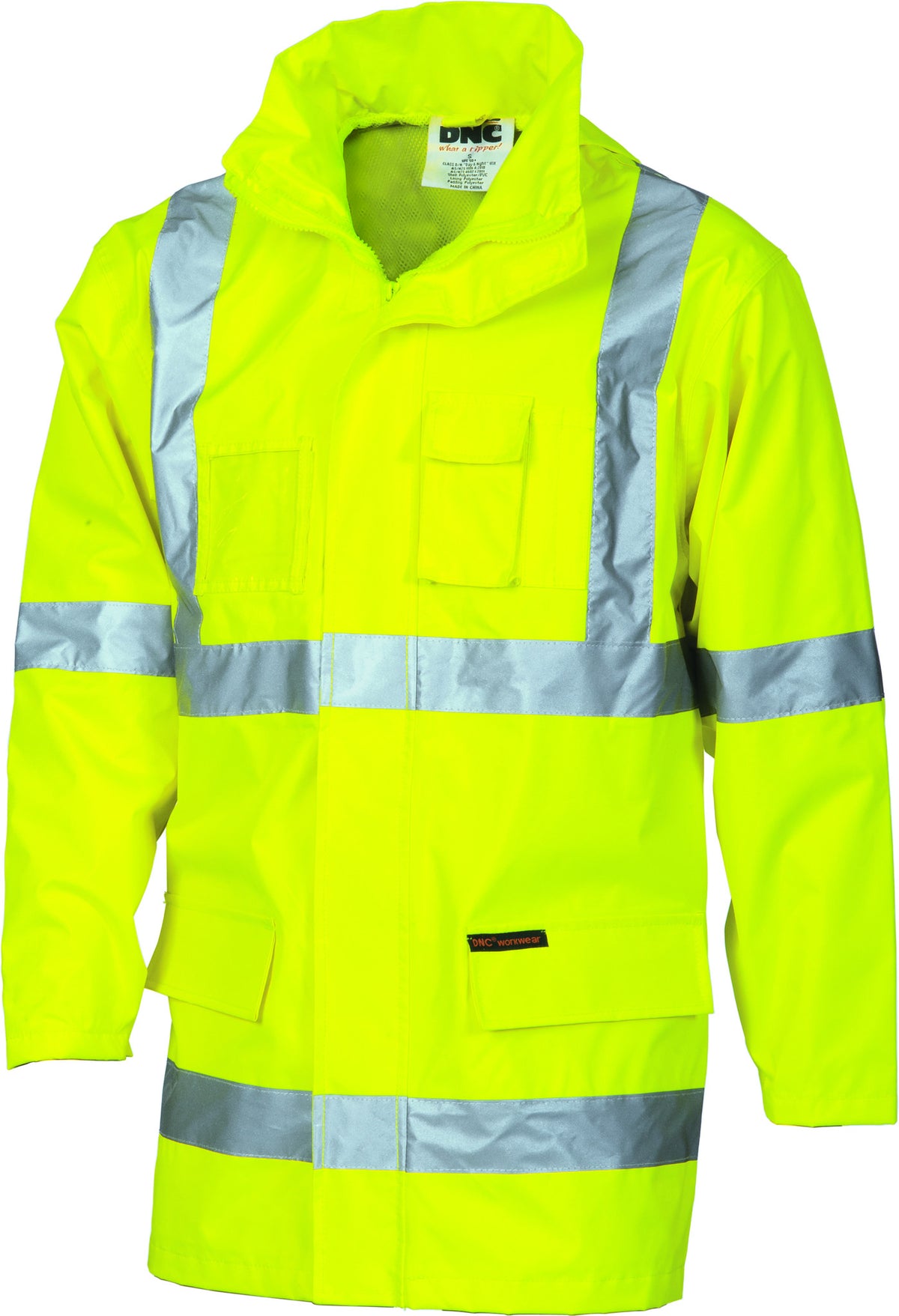 HiVis Cross Back D/N "2 in 1" Rain Jacket