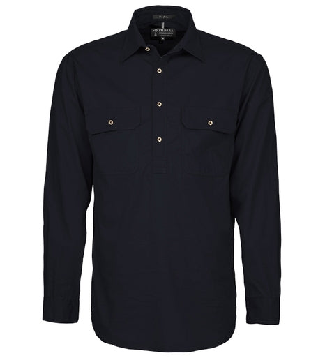 Men's Pilbara Closed Front Long Sleeve Shirt