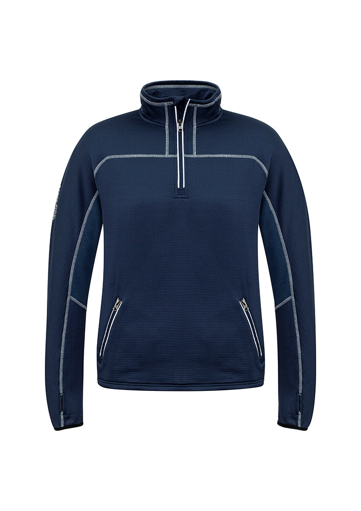 NEW Streetworx Unisex Stretch Micro Fleece 1/4 Zip - Navy