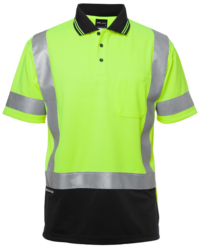 Hi Vis (D+N) H Pattern Trad Polo