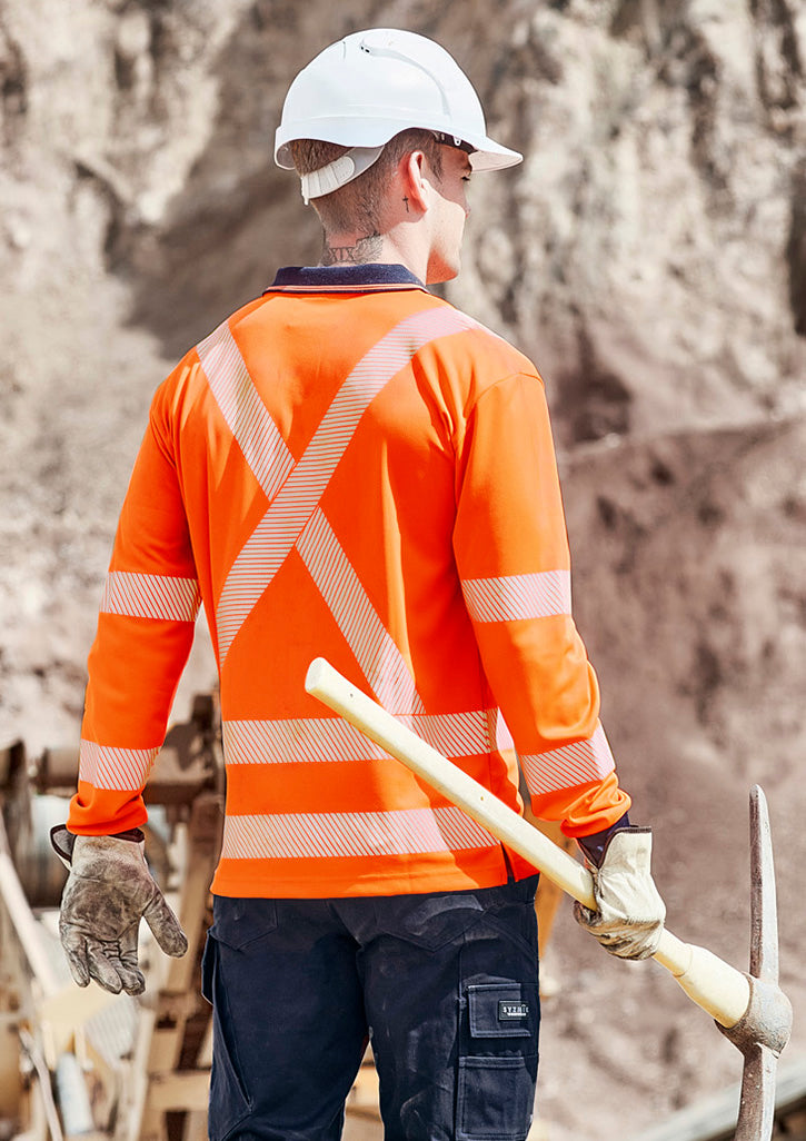 Unisex Hi Vis X Back NSW Rail Polo