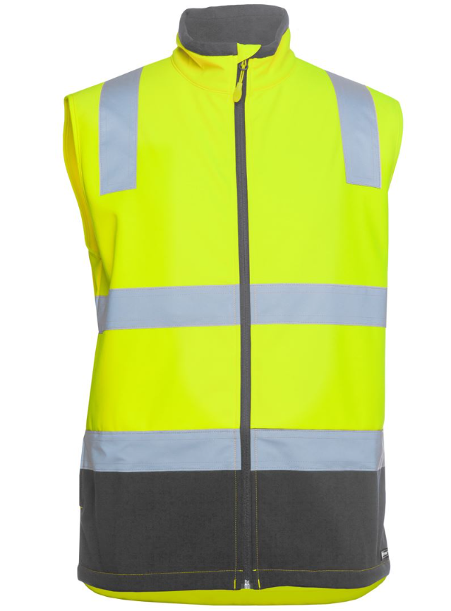 Hi Vis (D+N) Water Resistant Softshell Vest
