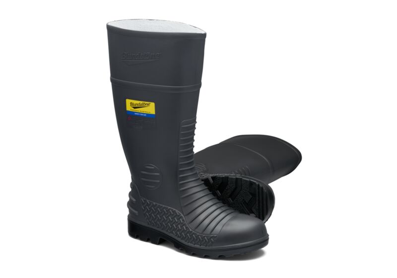 Blundstone 025 Grey waterproof safety gumboot